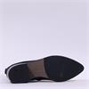 Paul Green Low Heel Pointed Chelsea Boot - Navy Suede